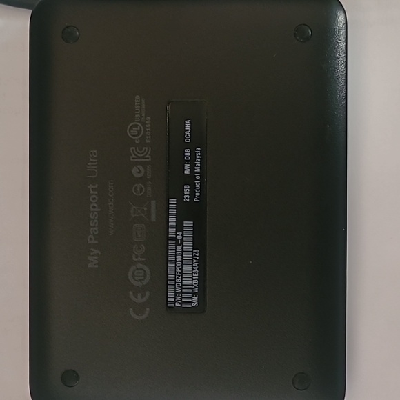 WD Western Digital My Passport Ultra 1 TB External Storage Drive. Color:Blue - Picture 5 of 5